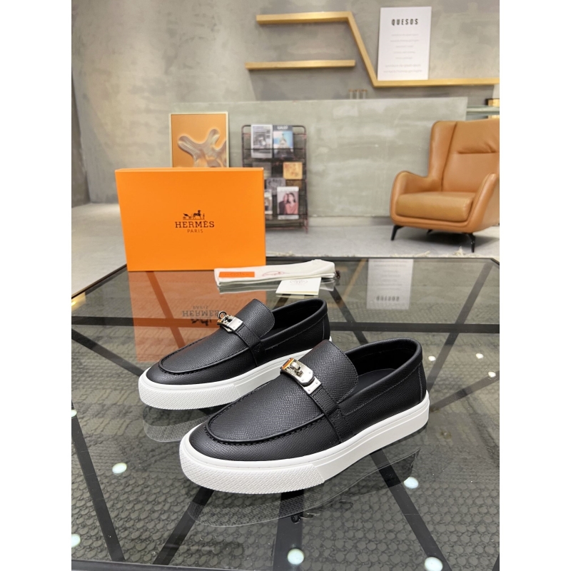 H**mes leather shoes
